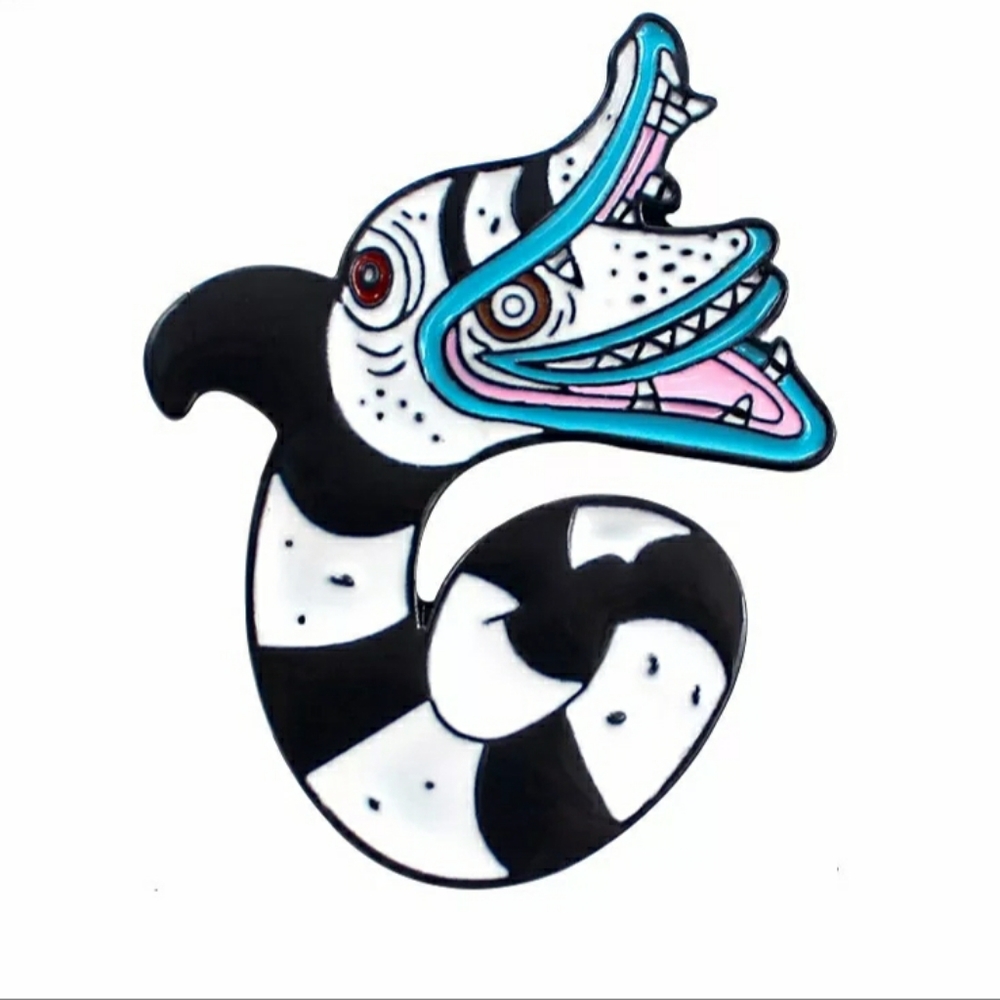 ⚡CLEARANCE⚡Beetle Juice Sandworm Fashion Pin - Picture 5 of 8